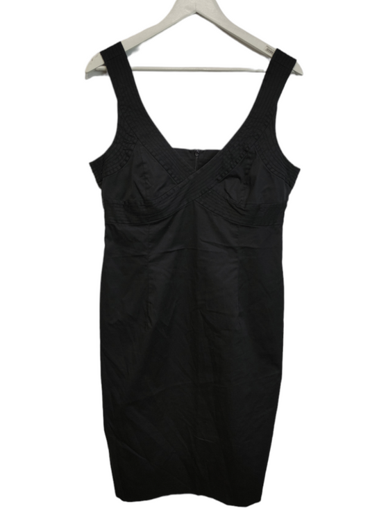 Branded, Βαμβακερό Φόρεμα με χονδρές Τιράντες σε Μαύρο χρώμα (Medium)