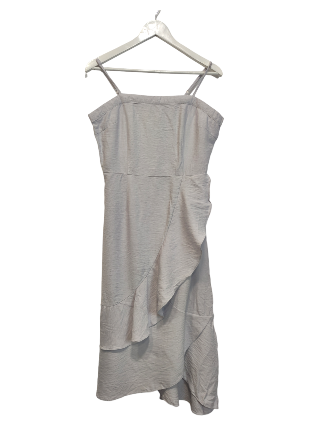 Φόρεμα ZALORA με Τιράντες, σε ανοιχτό Γκρι-Σιέλ χρώμα (M/L)