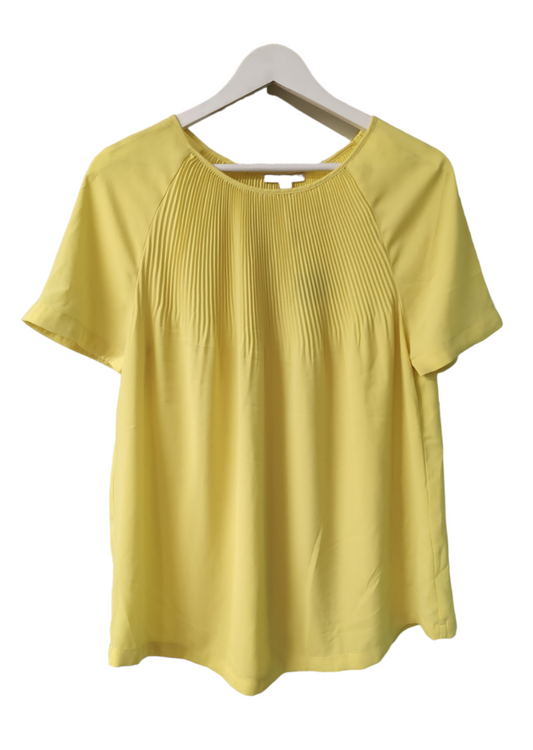 Κοντομάνικη, Γυναικεία Μπλούζα MEXX σε Κίτρινο χρώμα (Medium)