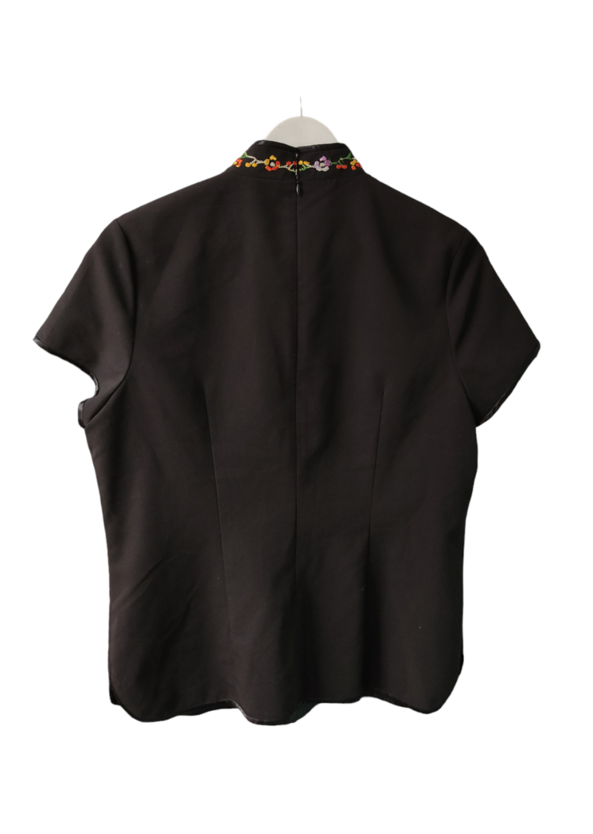 Ιδιαίτερη Γυναικεία Μπλούζα ANNA B. σε Μαύρο Χρώμα (Medium)