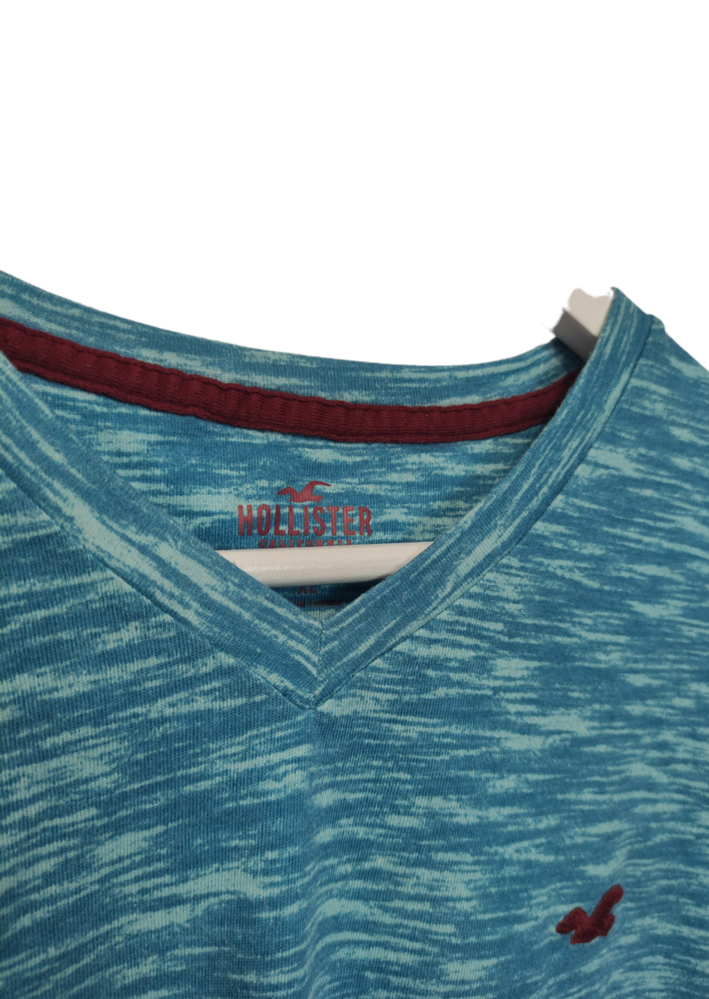 Ανδρική Μπλούζα - T- Shirt HOLLISTER  σε Γαλάζιο Χρώμα (XL)