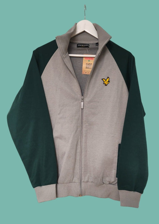 Αθλητική Ανδρική Ζακέτα LYLE & SCOTT σε Γκρι-Πράσινο χρώμα (Small)