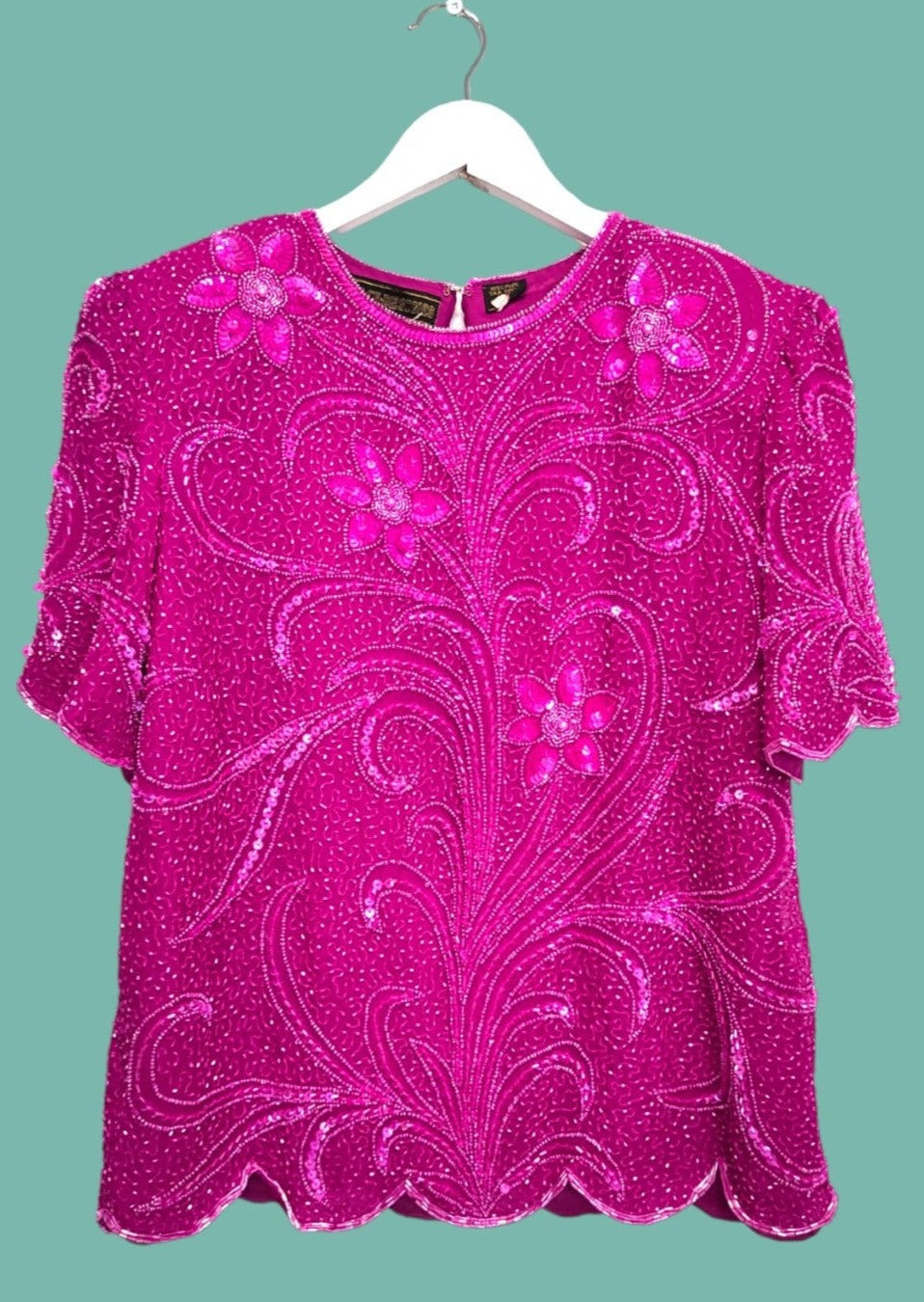 Vintage, Έθνικ, Αμπιγιέ Γυναικεία Μπλούζα ACME DESIGNS σε Φούξια Χρώμα (Small)