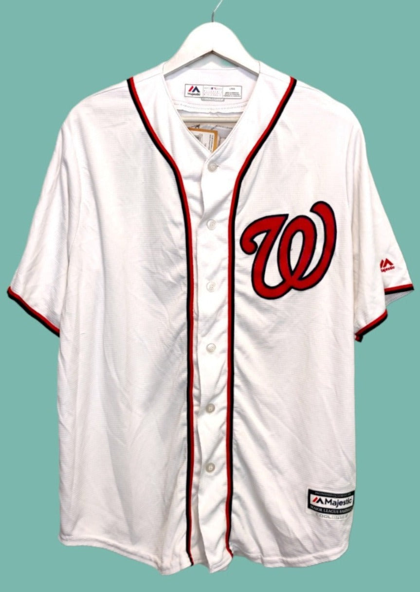 Vintage, Κοντομάνικη, Αθλητική Ανδρική Baseball Jersey JUST DON σε Λευκό χρώμα (Large)