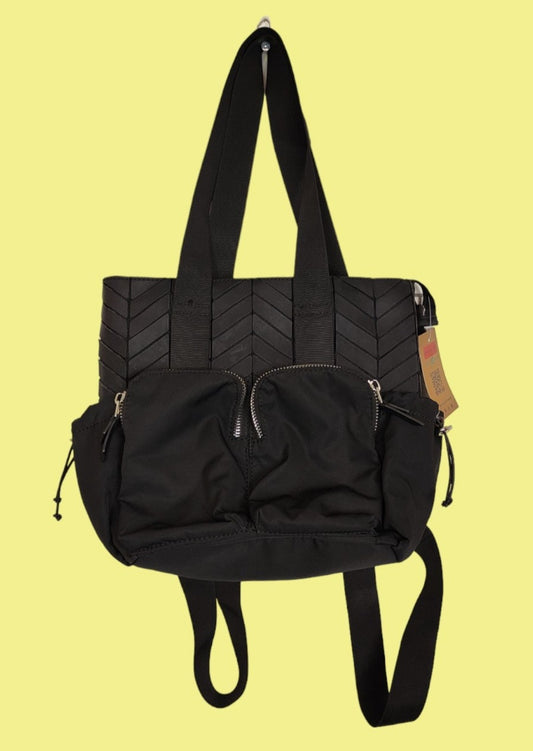 Γυναικεία Τσάντα/Backpack PARFOIS σε Μαύρο Χρώμα