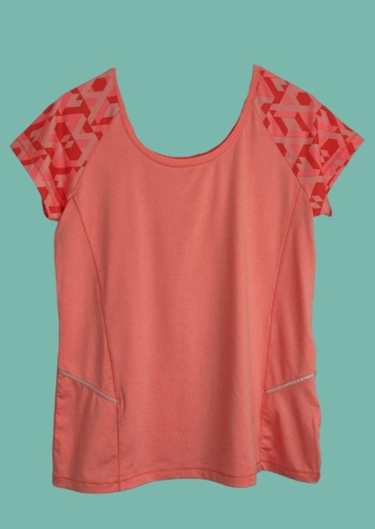 Γυναικεία Αθλητική Μπλούζα - T-Shirt CRIVIT σε Ροδακινί Χρώμα (Large)