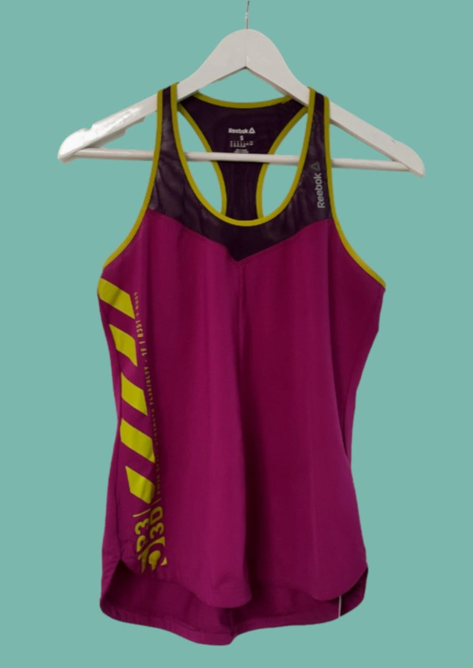 Αμάνικη, Γυναικεία Αθλητική Μπλούζα REEBOK σε Μωβ Χρώμα (Small)