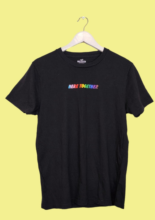 Ανδρική Μπλούζα - T- Shirt HOLLISTER σε Μαύρο χρώμα (S/M)