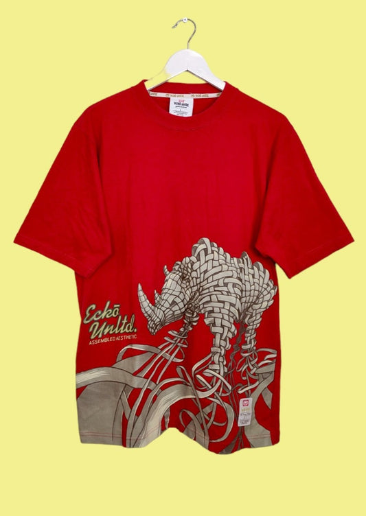 Ανδρική Μπλούζα - T- Shirt ECKP UNLTD σε Κόκκινο χρώμα (Large)