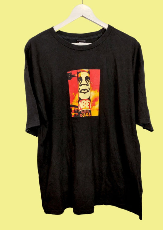 Ανδρική Μπλούζα - T- Shirt OBEY σε Μαύρο χρώμα (XL)