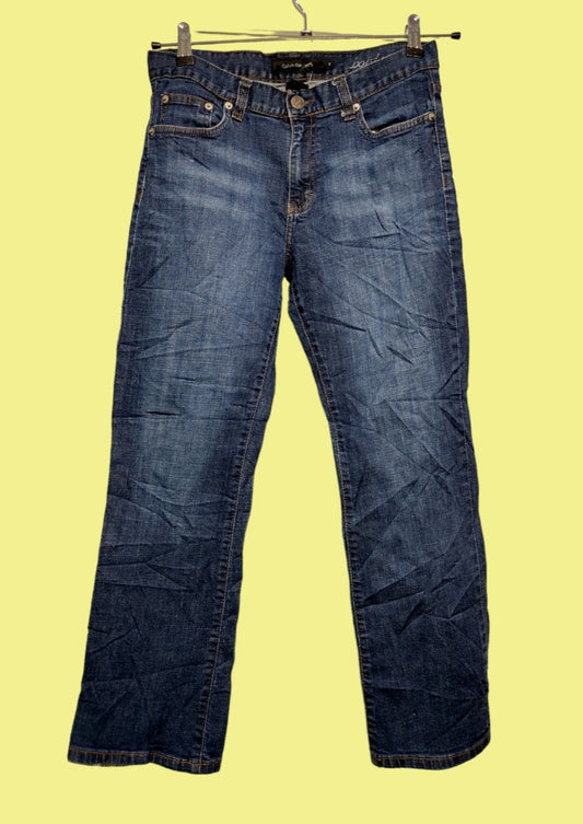 Γυναικείο Tζιν Παντελόνι CALVIN KLEIN σε Μπλε Χρώμα (Νο8-Small)