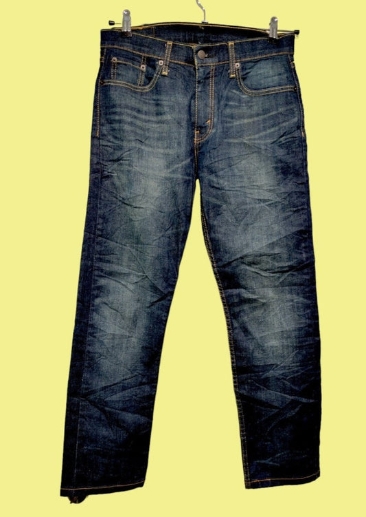 Γυναικείο Tζιν Παντελόνι LEVI'S 502 σε Σκούρο Μπλε Denim (No.30)