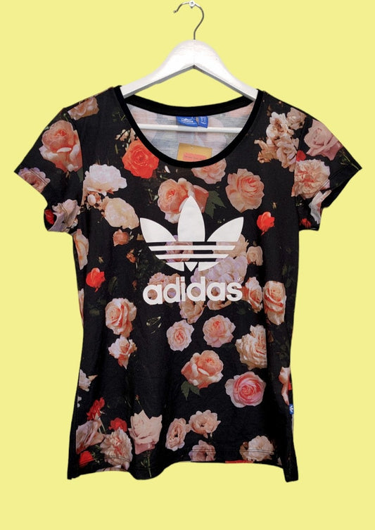 Γυναικεία, Αθλητική Κοντομάνικη Μπλούζα - T -Shirt ADIDAS σε Μαύρο Χρώμα (Medium)