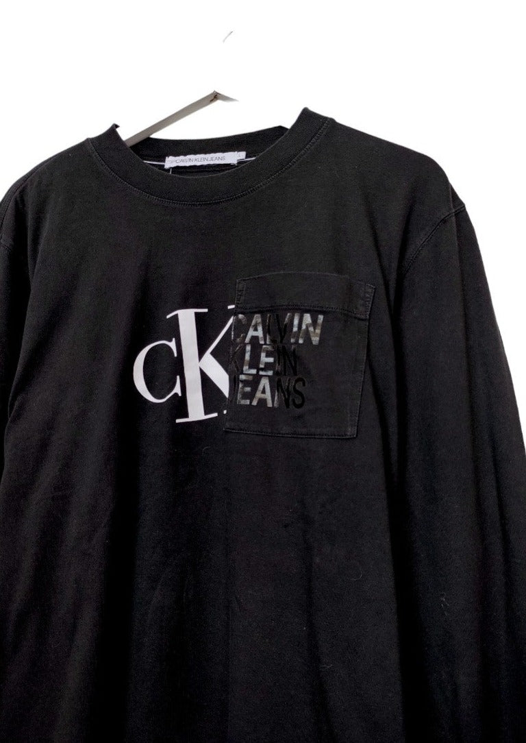 Ανδρική Μακό Μπλούζα CALVIN KLEIN JEANS σε Μαύρο χρώμα (Medium/Large)