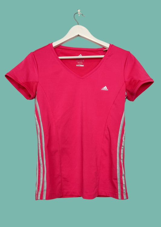 Γυναικεία Αθλητική Κοντομάνικη Μπλούζα ADIDAS σε Φούξια Χρώμα (Large)