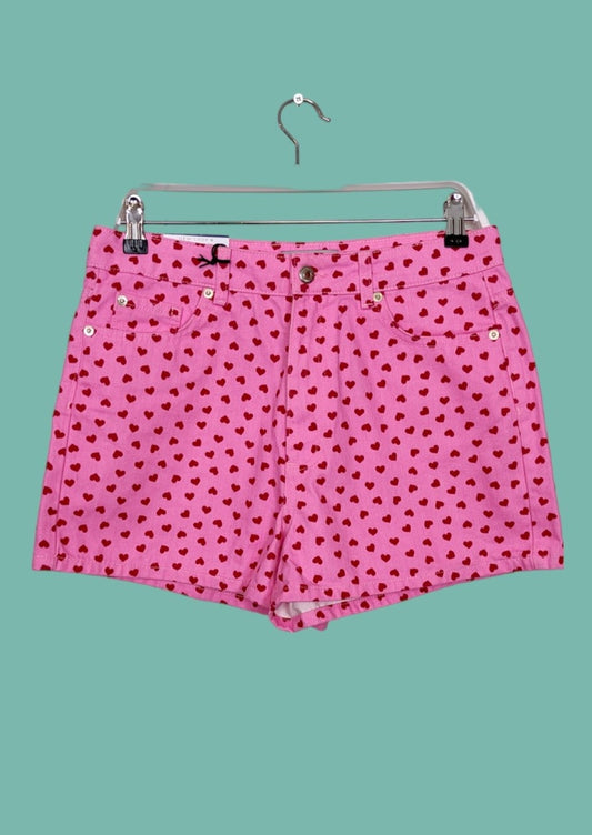 Stock, Γυναικείο, Τζιν Σορτς NEW LOOK σε Ροζ χρώμα (Medium)