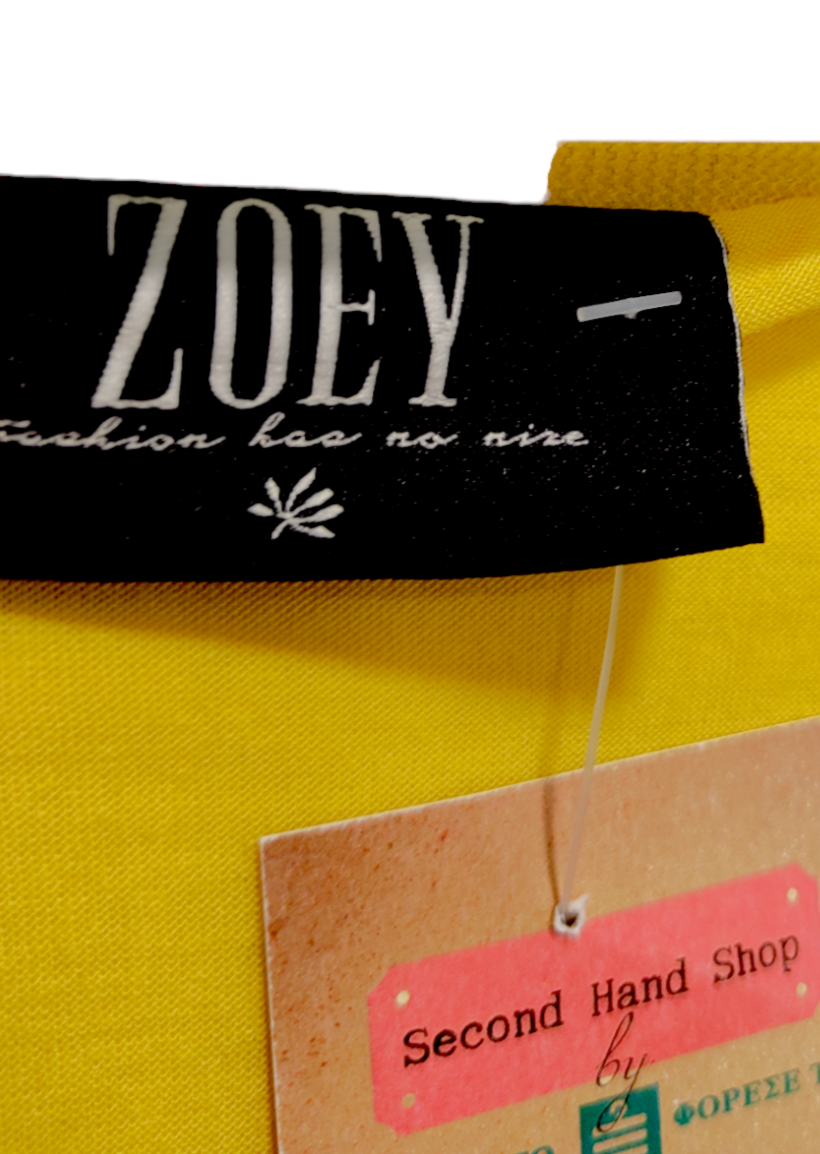 Oversised, Maxi, Φλοράλ Φόρεμα ZOEY σε Κίτρινο Χρώμα (L/XL)