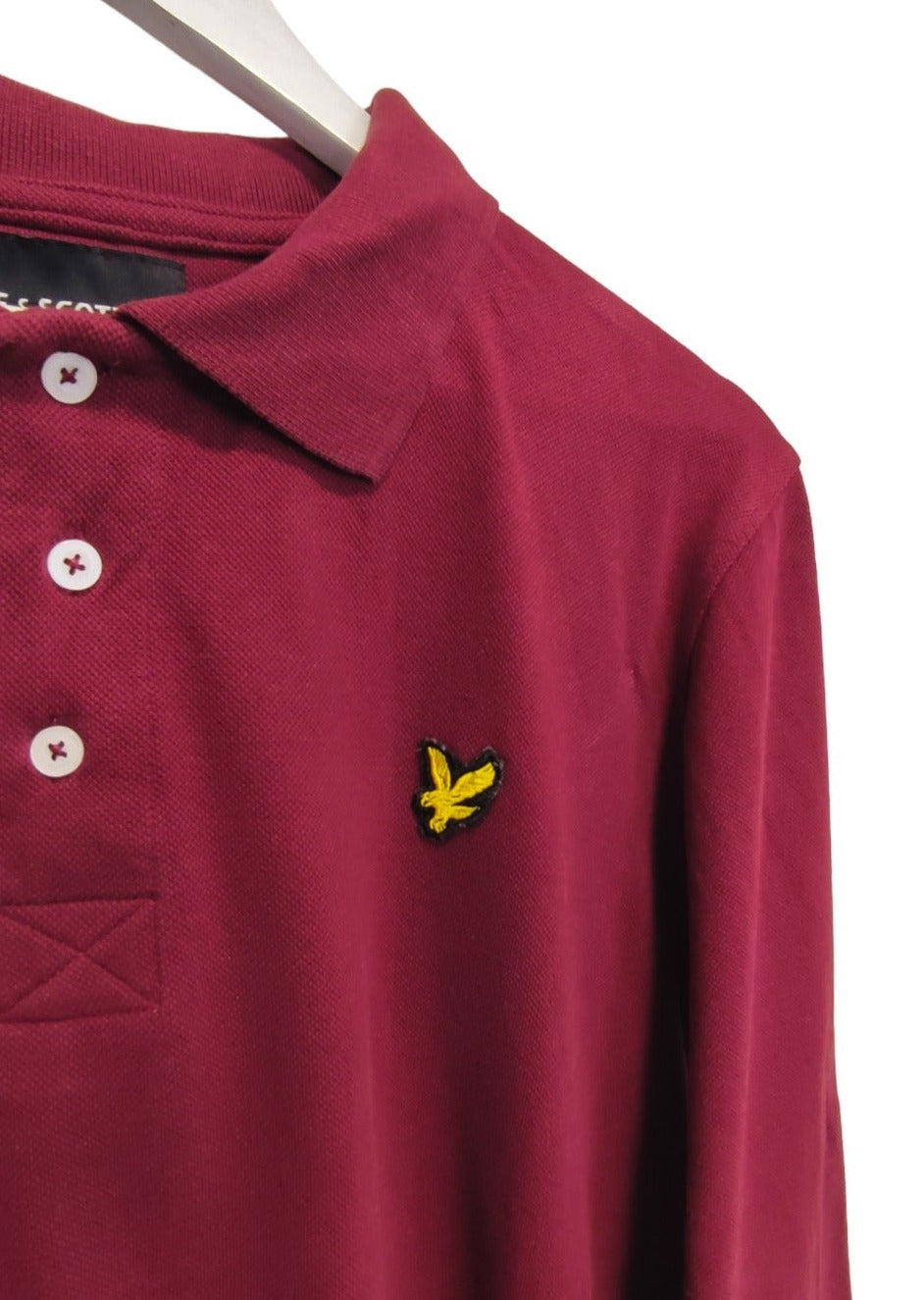 Ανδρική Μπλούζα LYLE & SCOTT σε Μπορντό χρώμα (Large)