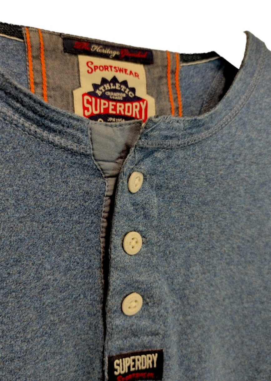 Ανδρική Μπλούζα SUPERDRY σε Σιέλ χρώμα (Medium)