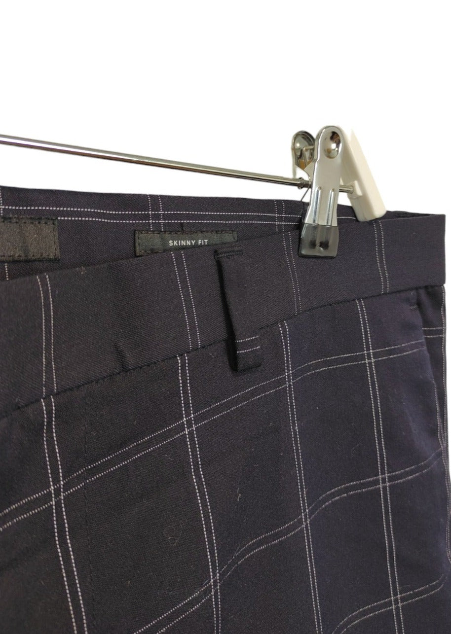 Vintage Style Aνδρικό Παντελόνι H&M σε Σκούρο Μπλε χρώμα (Νο34 / Large)
