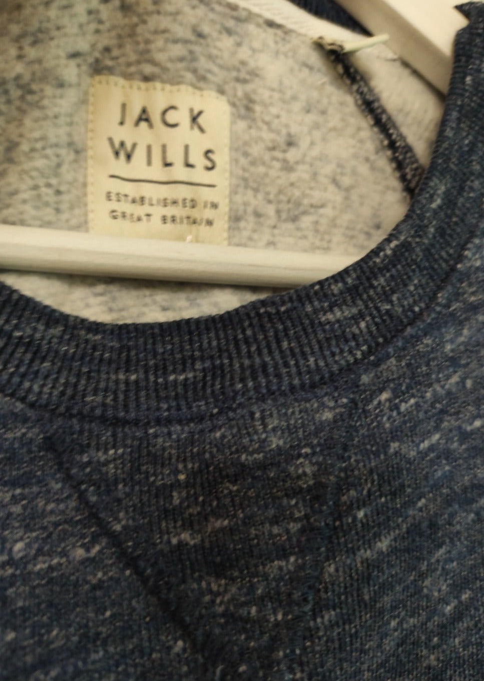 Ανδρική Φούτερ Μπλούζα JACK WILLS σε Σιέλ - Γκρι Χρώμα (Medium)