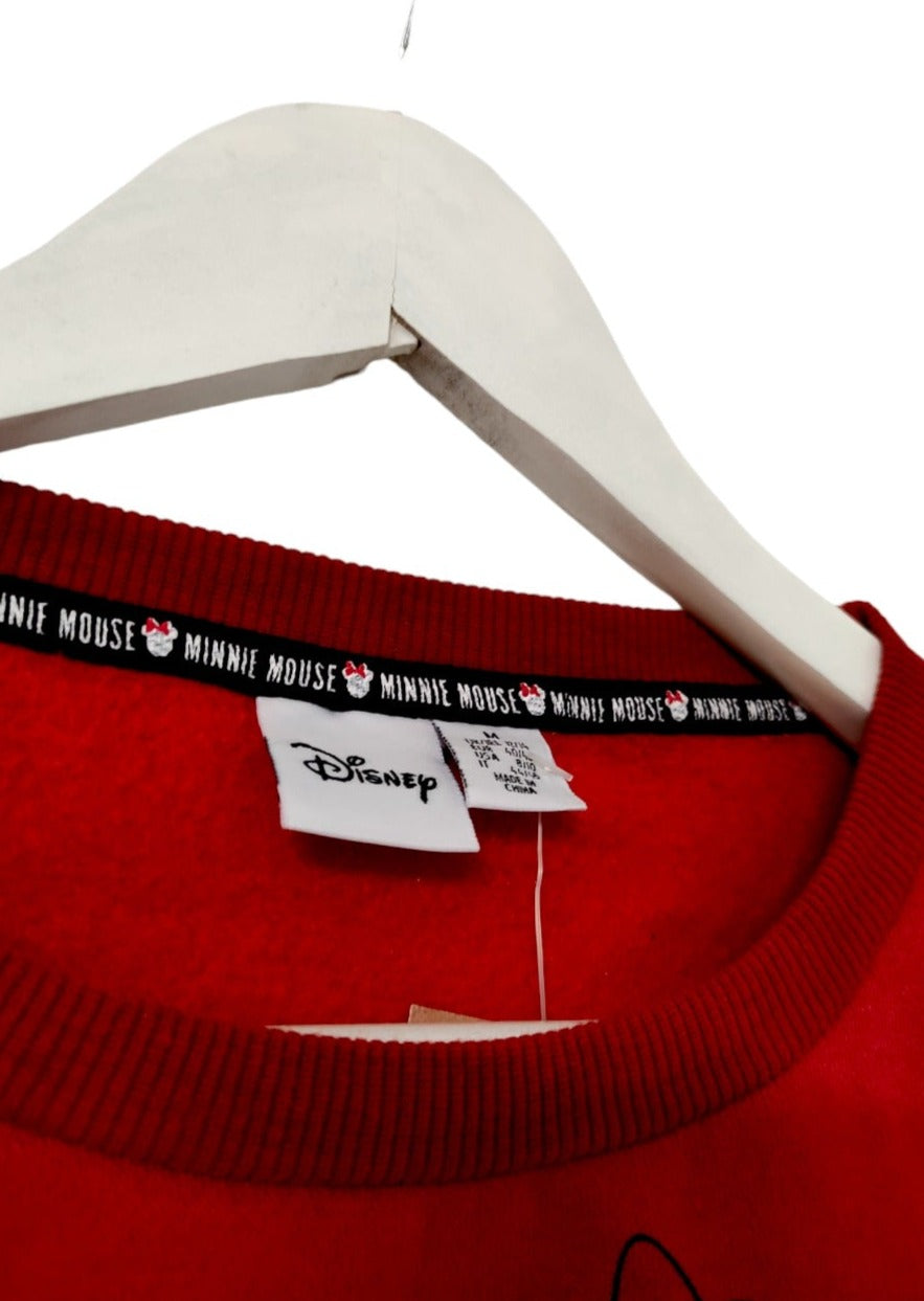 Vintage, Γυναικεία Φούτερ Γυναικεία Μπλούζα DISNEY σε Κόκκινο χρώμα (M/L)