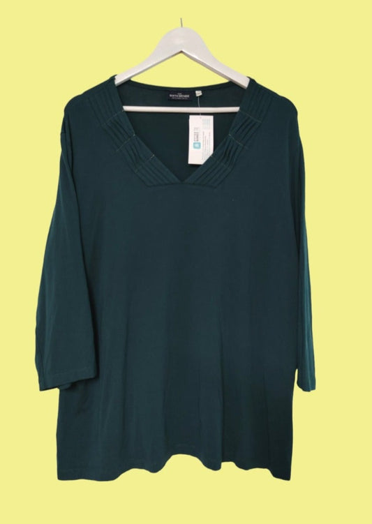 Ελαστική, Γυναικεία Μπλούζα SIXTH SENSE σε Κυπαρισσί Χρώμα (XL)