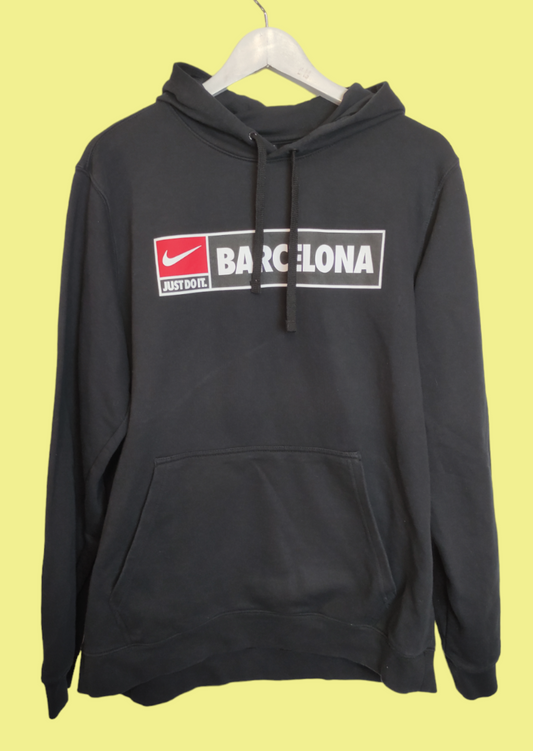 Top Branded, Ανδρική, Φούτερ Μπλούζα Barcelona σε Μαύρο Χρώμα (Medium)