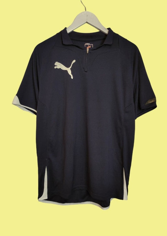 Αθλητική, Ανδρική Μπλούζα - T-Shirt PUMA σε Blue Black χρώμα (L/XL)