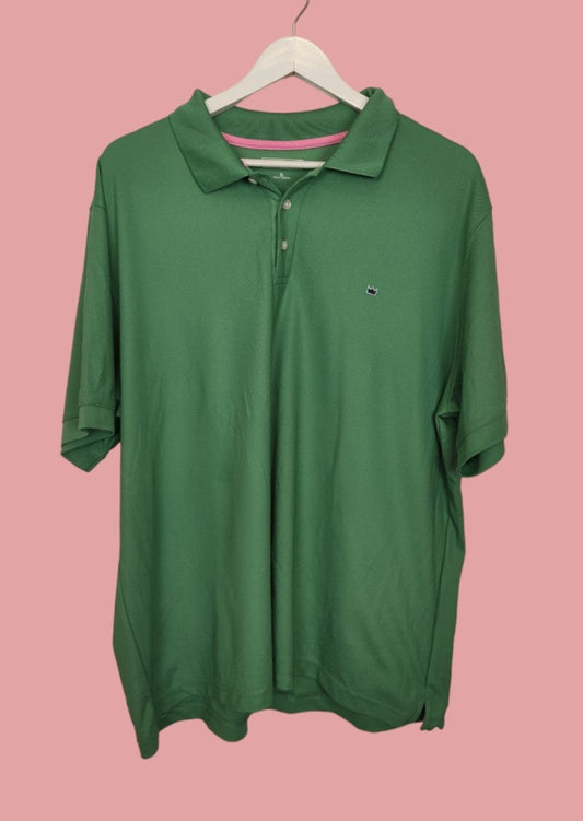 Ανδρική Μπλούζα, Τύπου Polo  Crown & Ivy σε Πράσινο Χρώμα (XL)