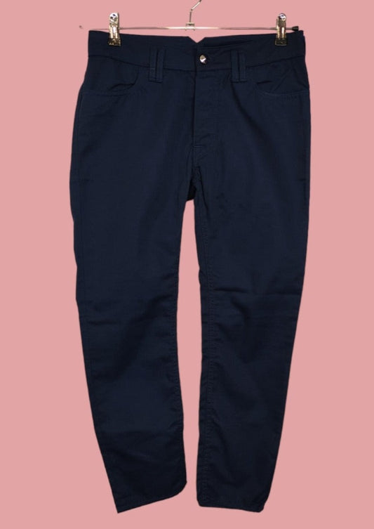 Stock, Γυναικείο, Ελαφρύ Παντελόνι CYCLE Baggy σε Σκούρο Μπλε χρώμα (No 27 - Medium)