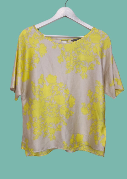 Σατέν Γυναικεία Μπλούζα PRINCIPLES σε Μπεζ - Κίτρινο χρώμα (XL)