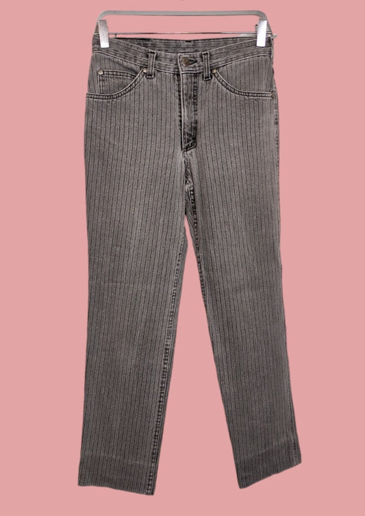 Ριγέ, Γυναικείο Tζιν Παντελόνι MUSTANG σε Γκρι Χρώμα (No. 30/34)