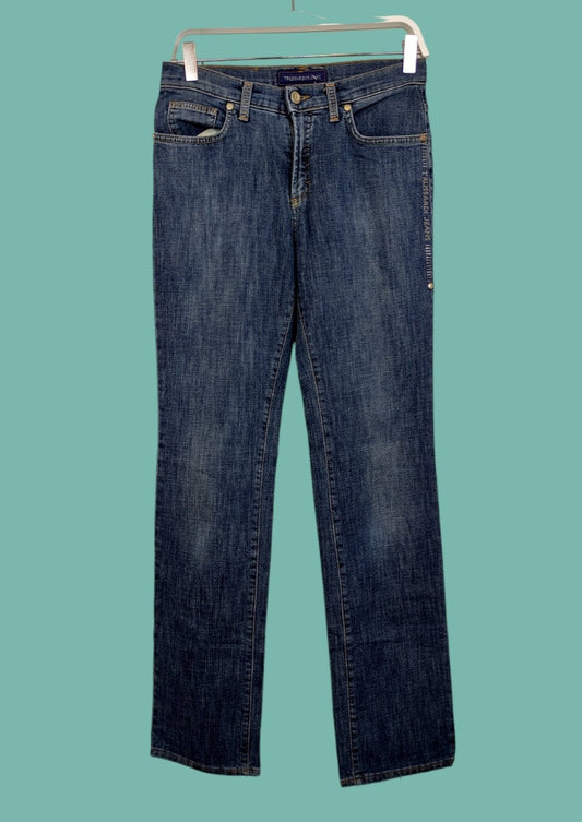 Γυναικείο Tζιν Παντελόνι TRUSSARDI σε Κλασικό Τζιν Χρώμα (UK 27/ Small)