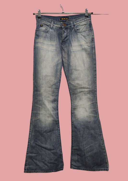 Stock, Γυναικείο, Tζιν Παντελόνι KILAH σε Ξεθωριασμένο Denim (Νο27-XS)