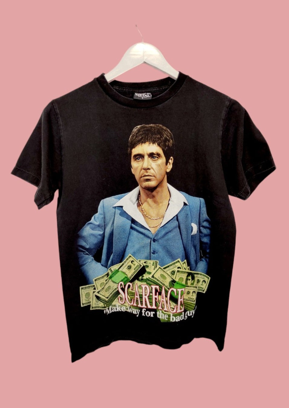 Ανδρική Μπλούζα - T- Shirt SCARFACE σε Μαύρο χρώμα (Small)