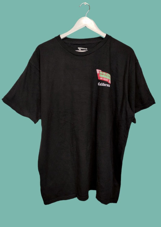 Vintage, Ανδρική Μπλούζα - T- Shirt IN-N-OUT σε Μαύρο χρώμα (XL)