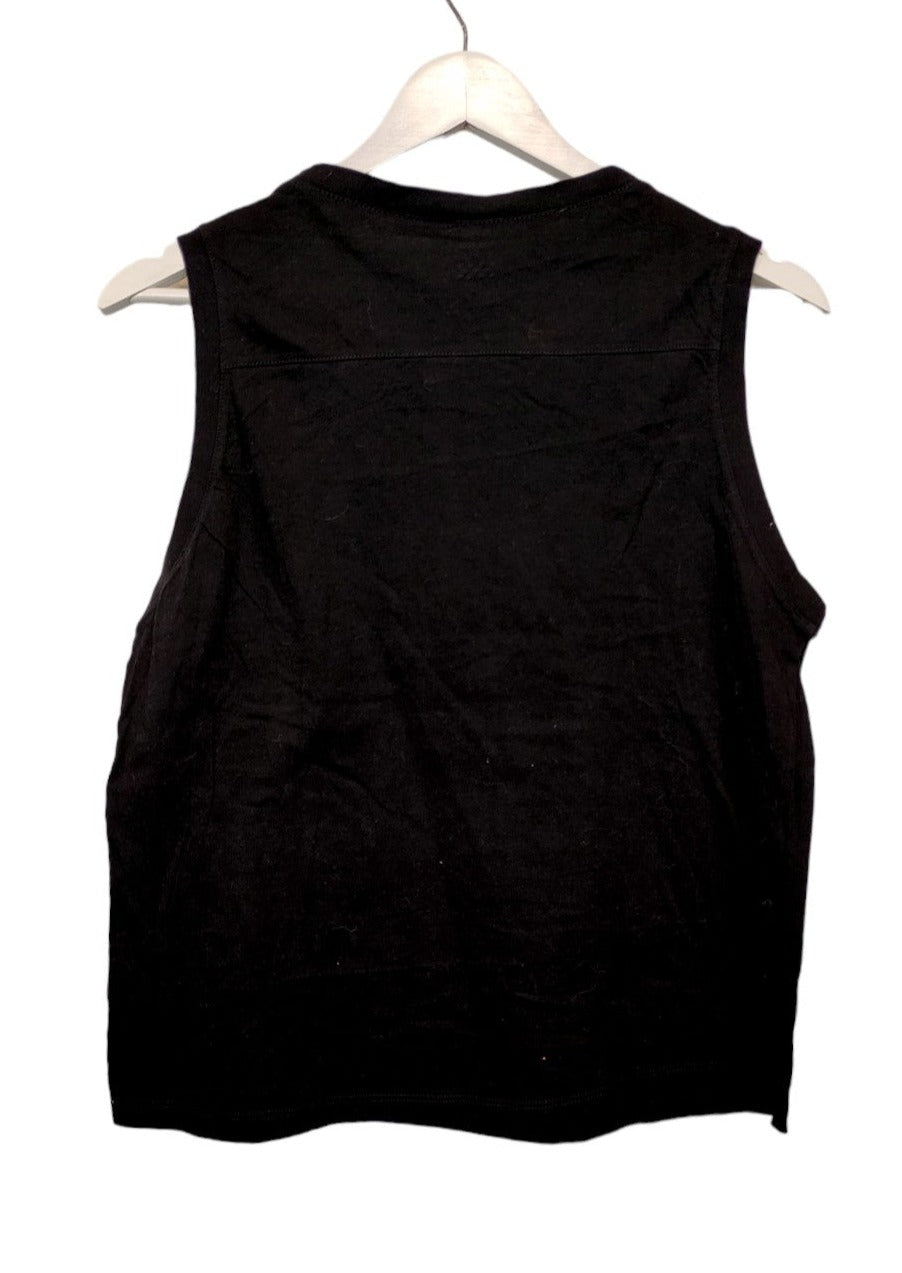 Αμάνικη, Γυναικεία Αθλητική Μπλούζα VANS σε Μαύρο Χρώμα (Medium)