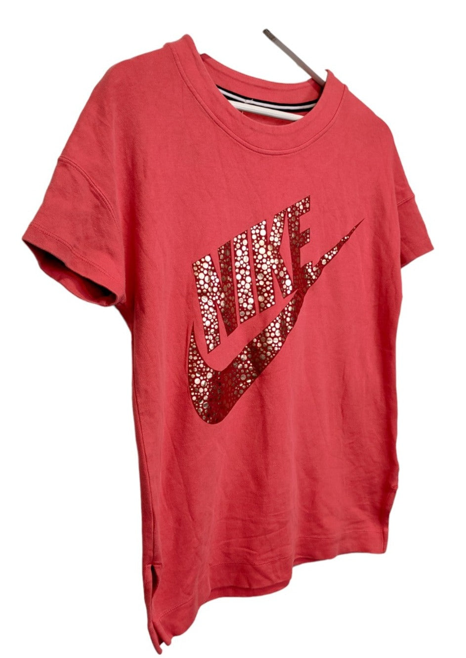 Top Branded, Γυναικεία Αθλητική Κοντομάνικη Μπλούζα σε Κοραλί Χρώμα (Medium)