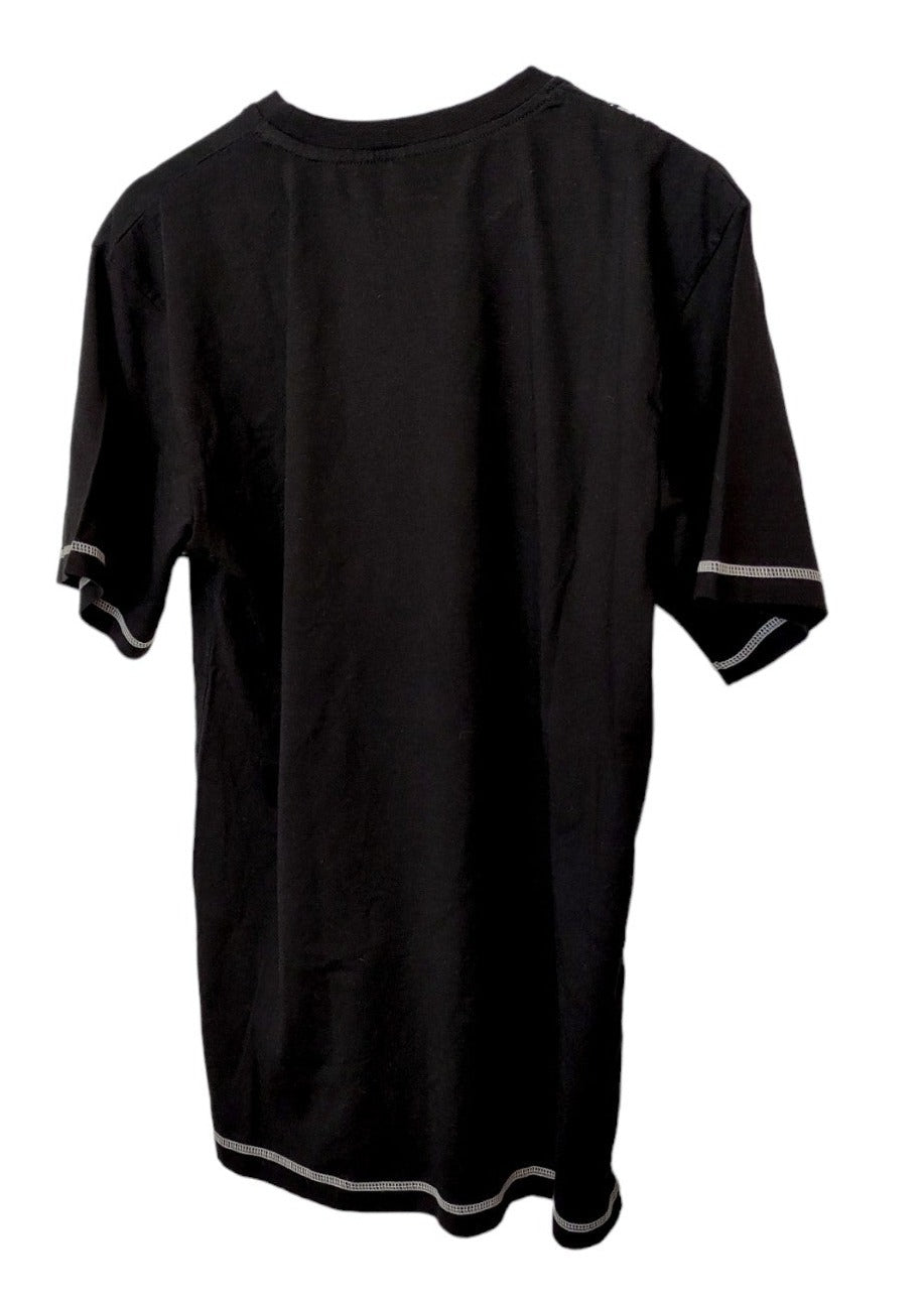 Stock, Ανδρική Μπλούζα - T-Shirt RECARO σε Μαύρο χρώμα (Medium)