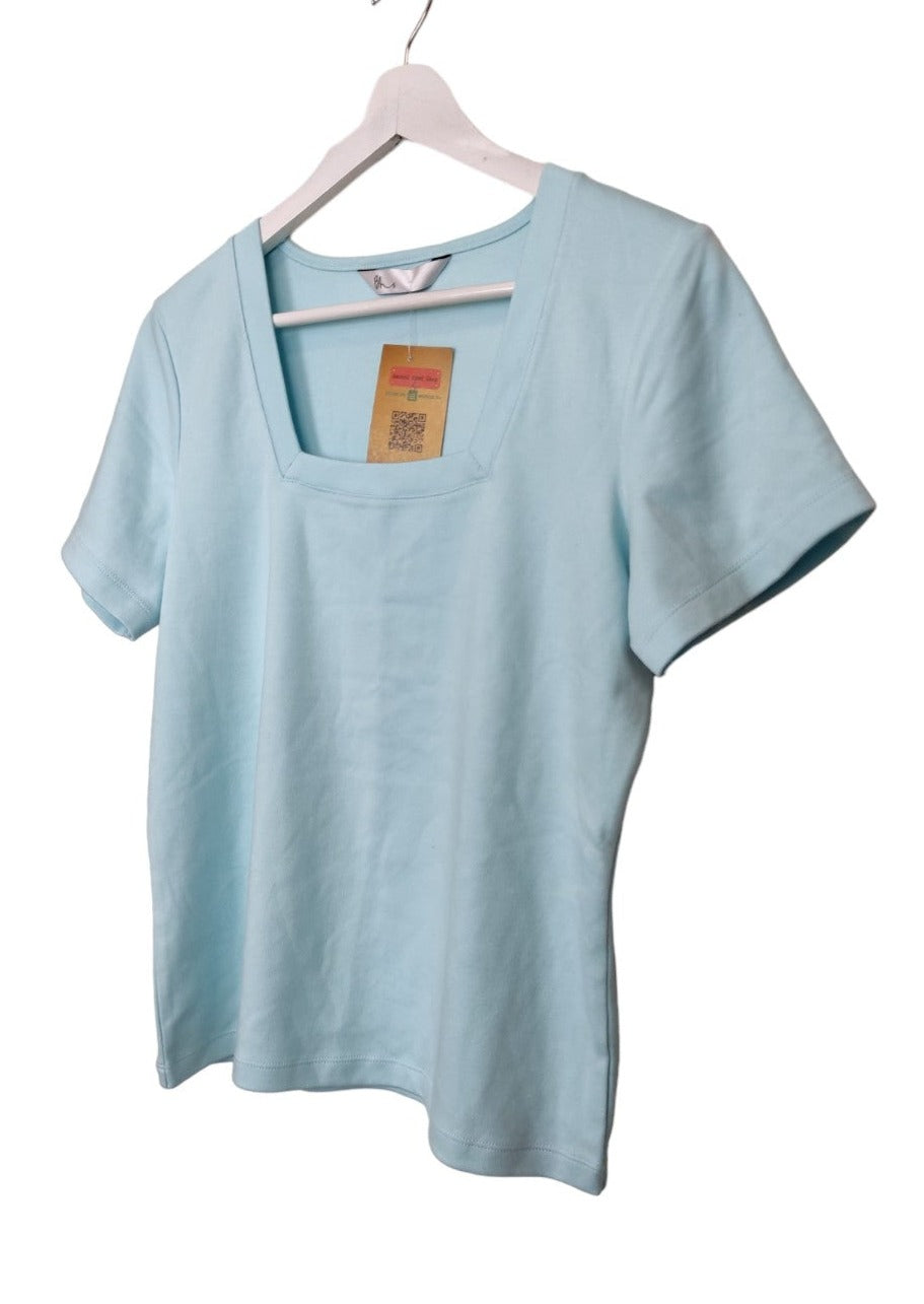 Γυναικεία, Κοντομάνικη Μπλούζα BHS σε Γαλάζιο χρώμα (Large)