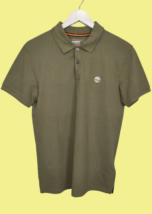 Ανδρική, Kοντομάνικη Μπλούζα -T-Shirt TIMBERLAND σε Λαδί χρώμα (Small)