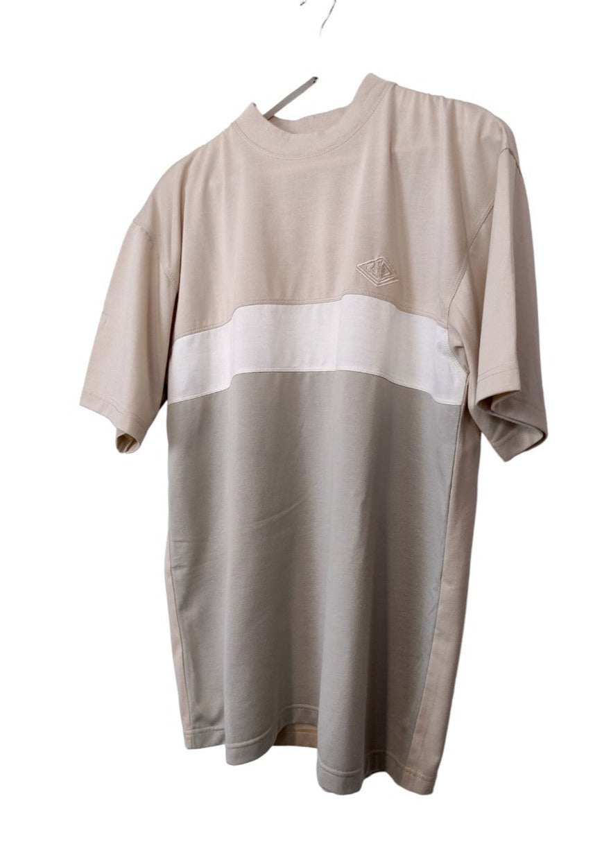Vintage, Ανδρική, Kοντομάνικη Μπλούζα -T-Shirt NEW FASHION σε Γήινα χρώματα (Large)