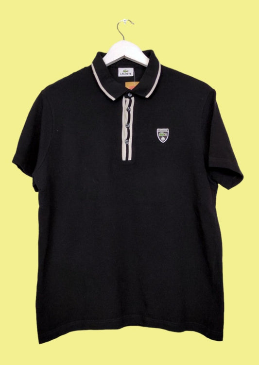 Ανδρική, Kοντομάνικη Μπλούζα -T-Shirt LACOSTE σε Μαύρο χρώμα (Medium)