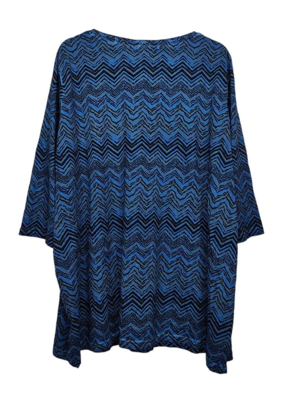 Γυναικεία Εμπριμέ Μπλούζα ULLA POPKEN σε Μπλε χρώμα (2XL)