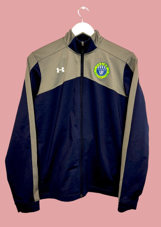 Αθλητική Ανδρική Ζακέτα UNDER ARMOUR σε Σκούρο Μπλε - Γκρι χρώμα (Small)