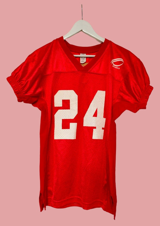 Vintage, American Jersey Τοπ A4 σε Κόκκινο Χρώμα (Medium)