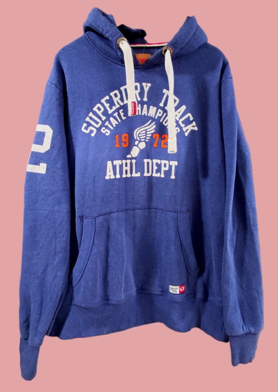 Ανδρική Φούτερ Μπλούζα SUPERDRY σε Μπλε Χρώμα (XL)