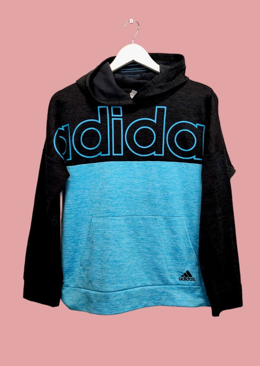 Γυναικεία Αθλητική Μπλούζα ADIDAS σε Γκρι Μαύρο - Γαλάζιο χρώμα (Medium)