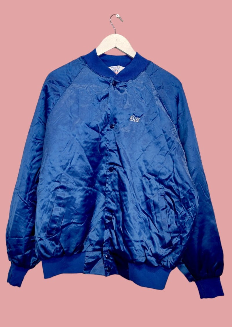 Vintage, Γυναικείο, USA Sports Bomber WEST ARK σε Μπλε Χρώμα (Large)